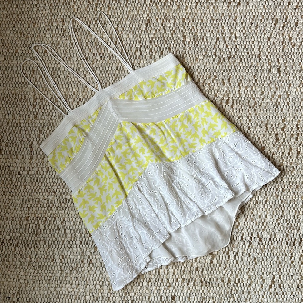 Anthropologie Leifnotes Eyelet Lace Top